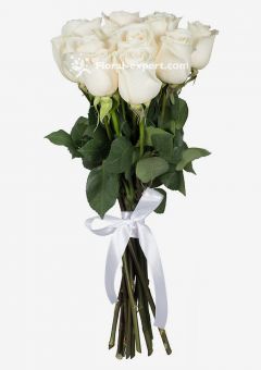 Eleven White Roses